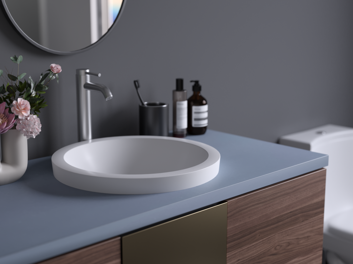 PL-3086 Porcelain Sink - Self Rimming