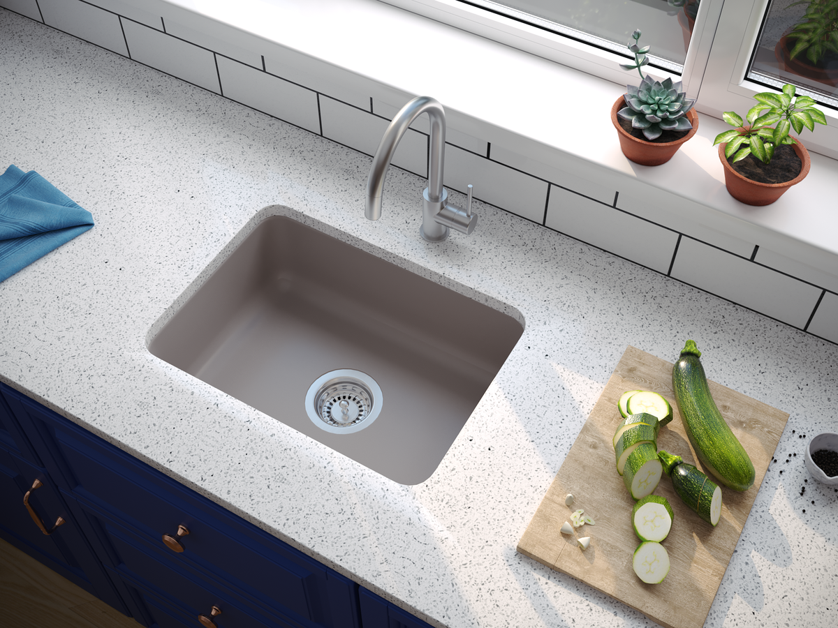 PL-350 Granite Composite Sink - Dual-Mount