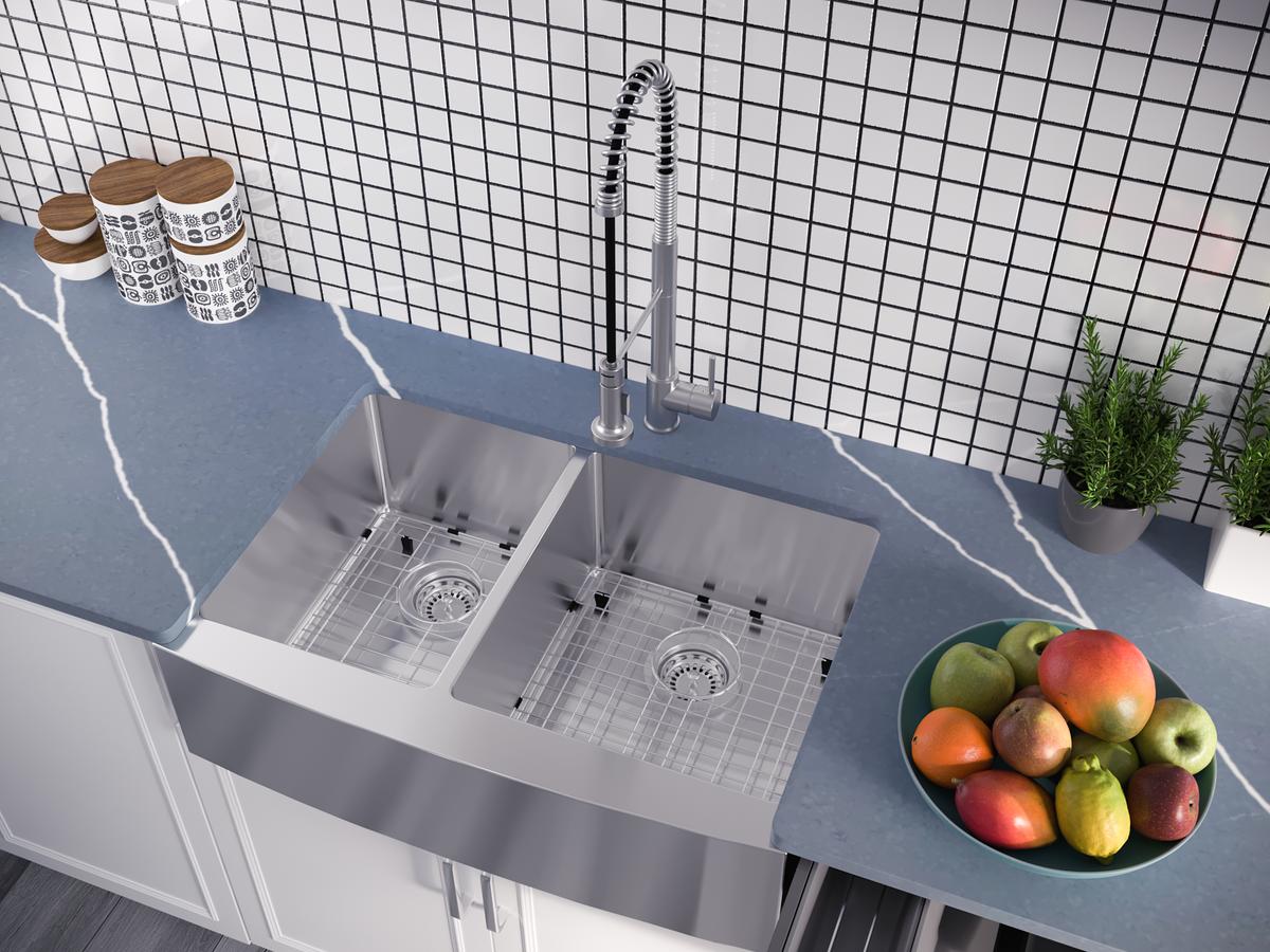 PL-HA139 R15° Stainless Steel Apron Sink