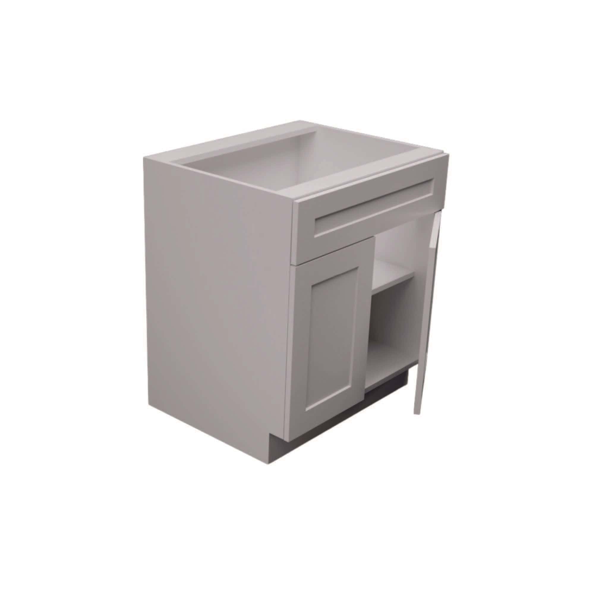 Lavender Single Shaker Vanity Sink Base Double Door