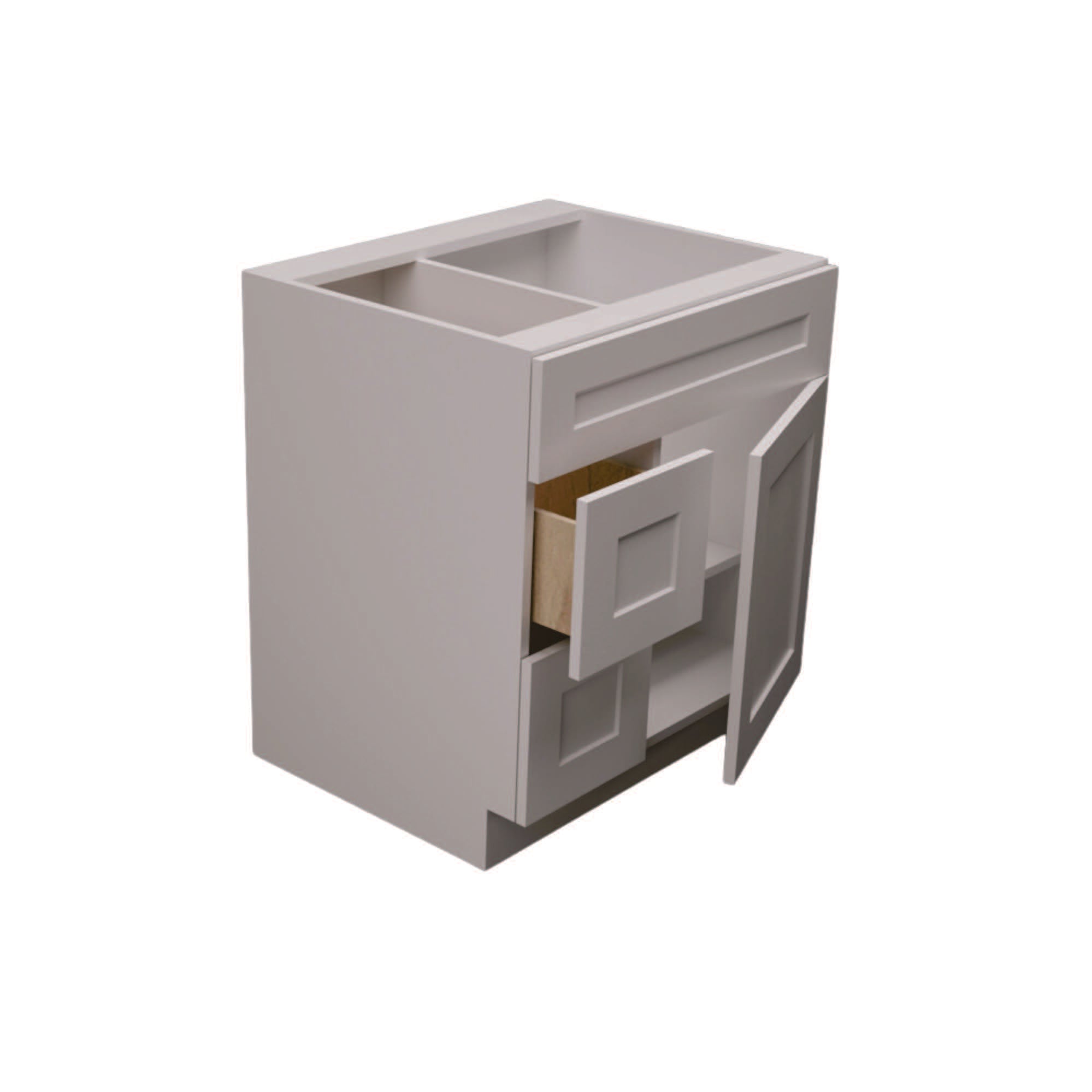 Cosmos Single Shaker Vanity Sink Drawer Base - LEFT