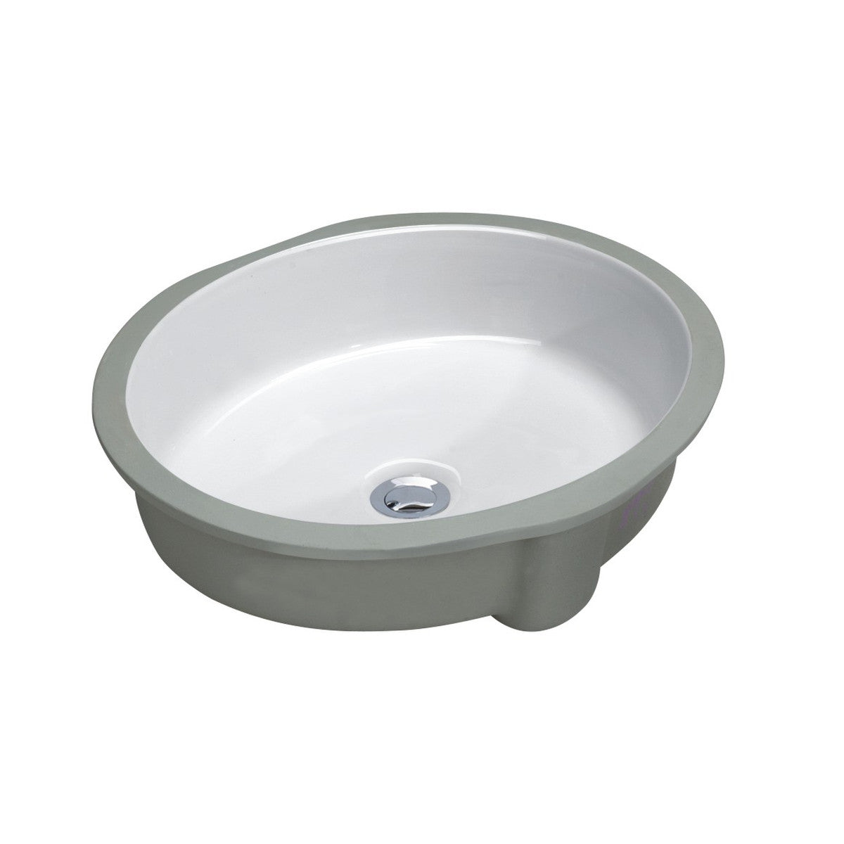 PL-1606 Porcelain Sink - Undermount - WHITE