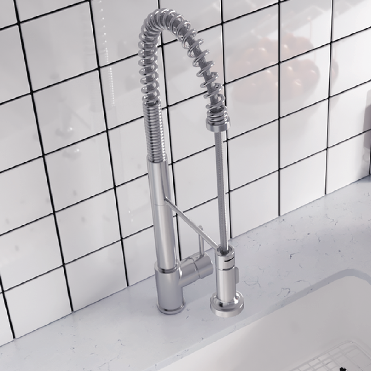 PL-8207 Kitchen Faucet - Fountain Series