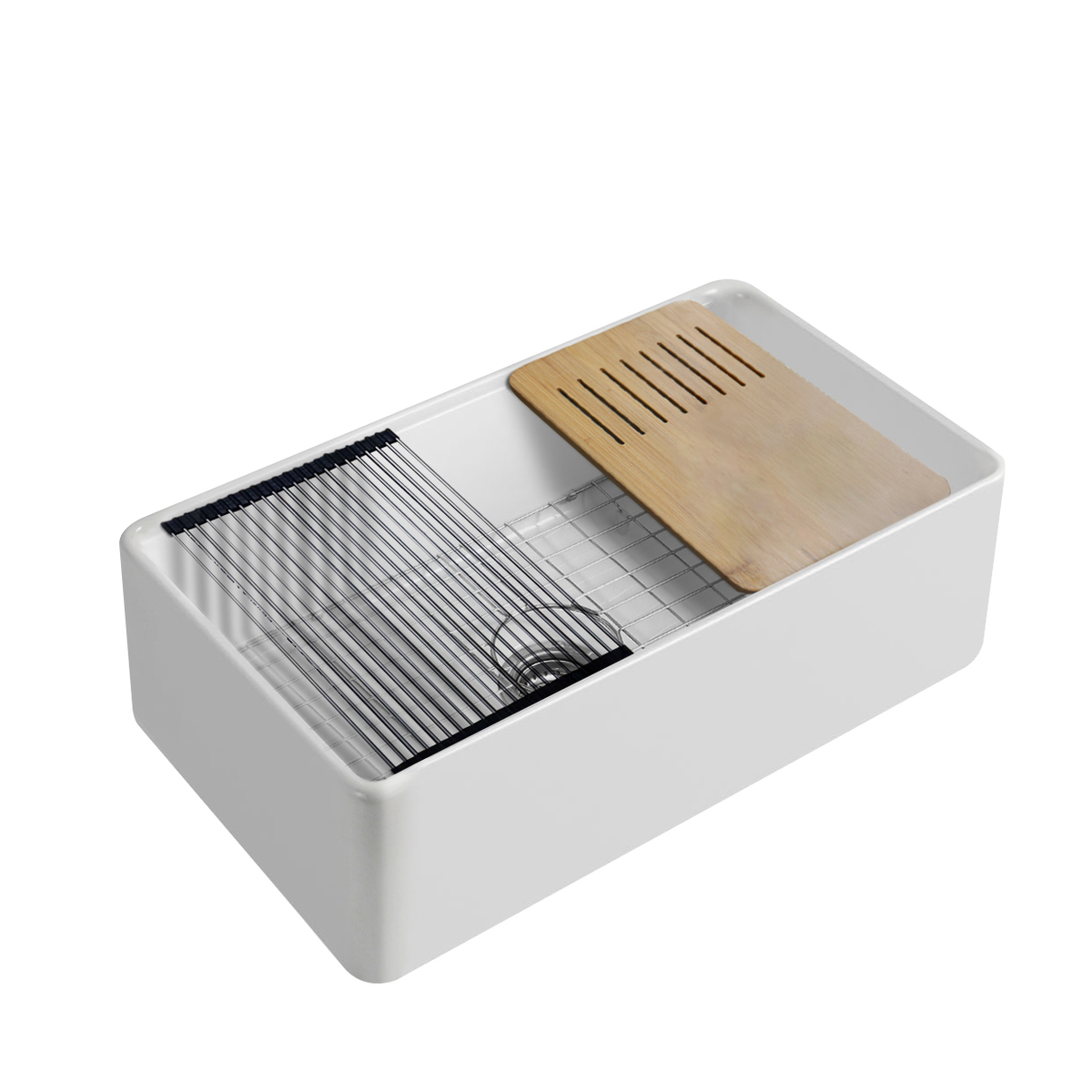 PL-FC3020WS Fireclay Sink