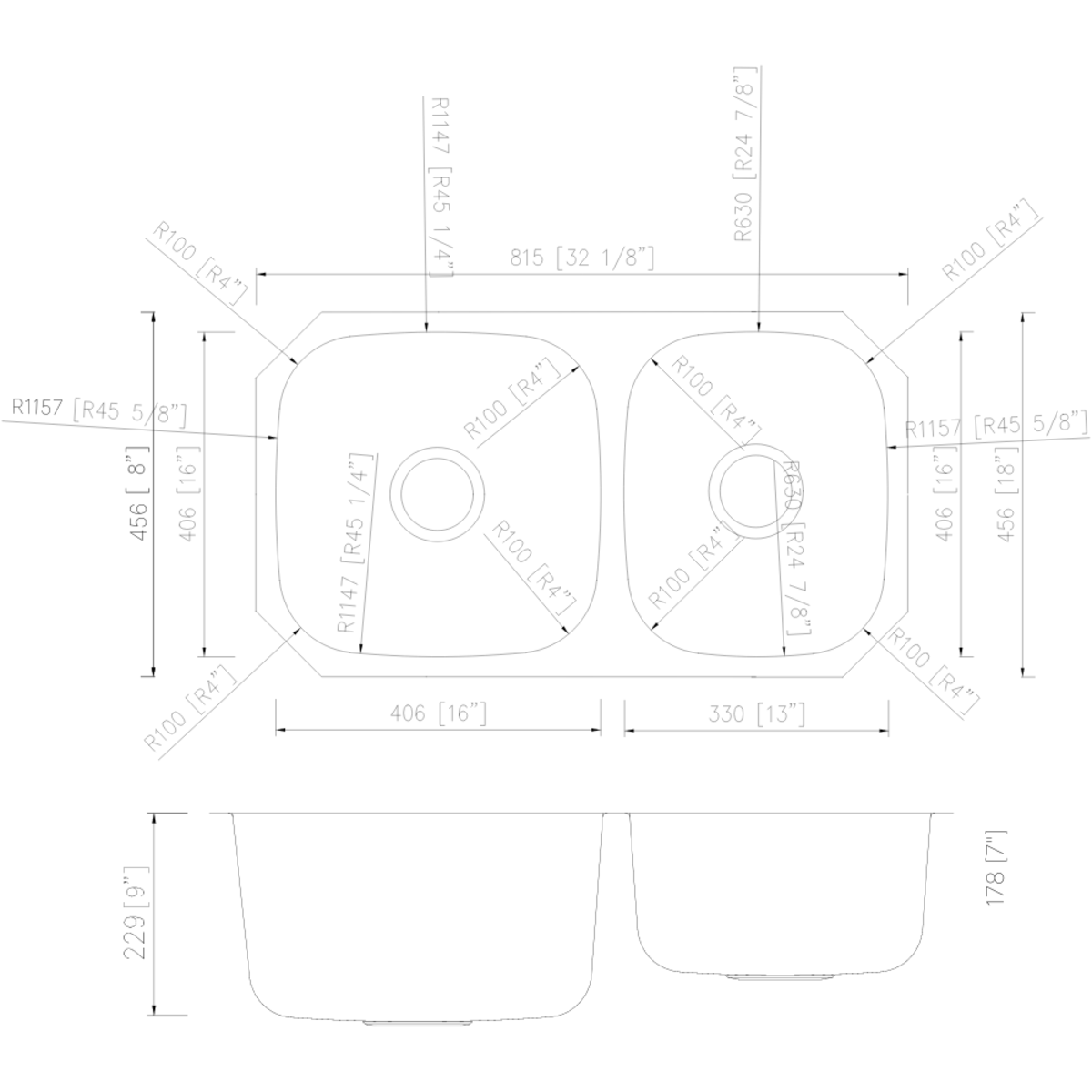 PL-VP6040 Stainless Steel Sink
