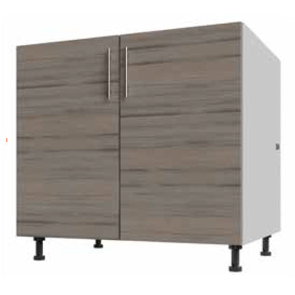 Base Island Back - Single Full Height Door and Trash Can Pullout