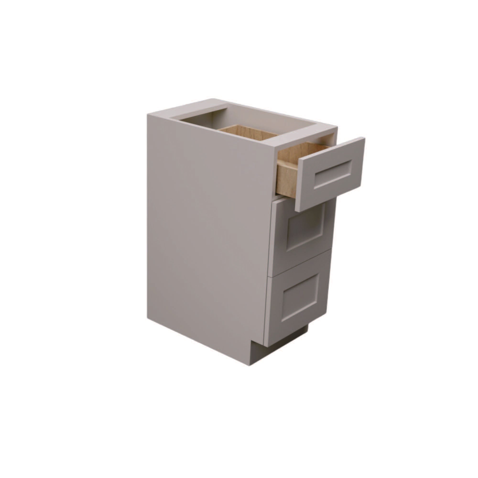 Lavender Single Shaker Three Drawers Base