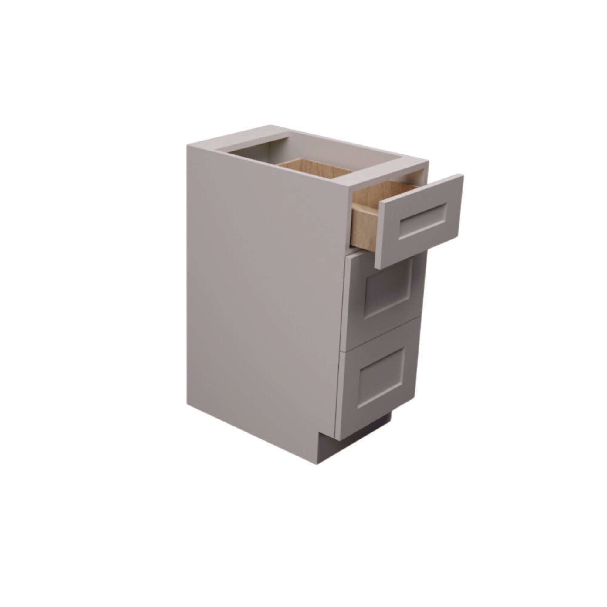Camellia Double Shaker Three Drawers Base