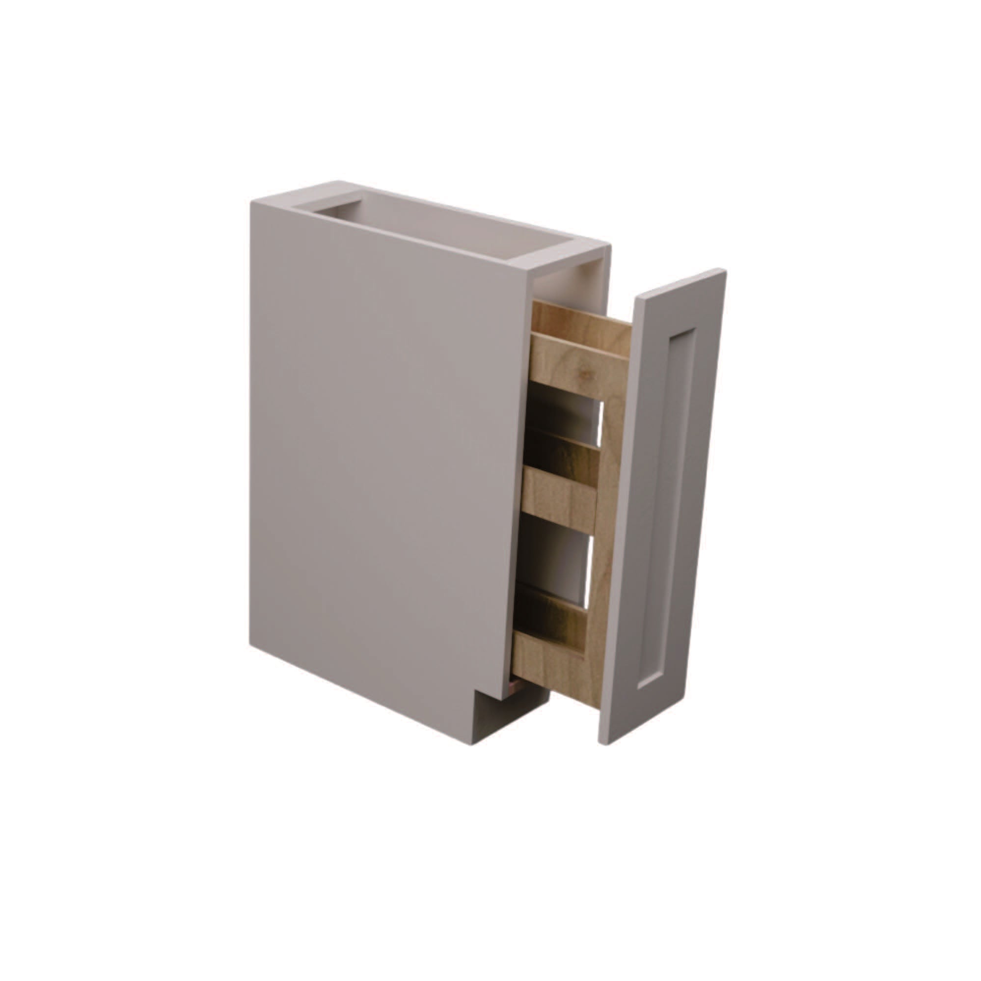 Lavender Gray Single Shaker Base Spice Rack