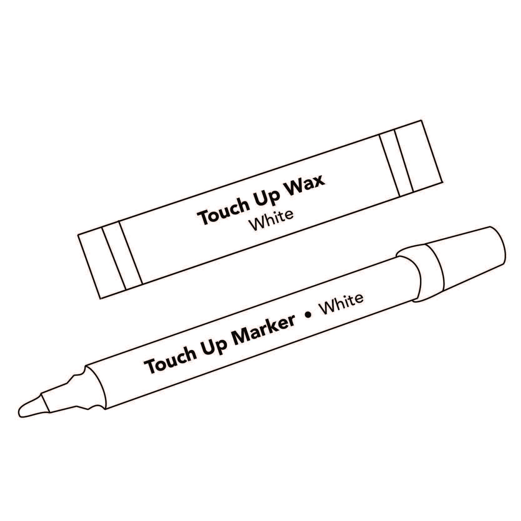 Touch Up Kit: Wax Stick + Marker