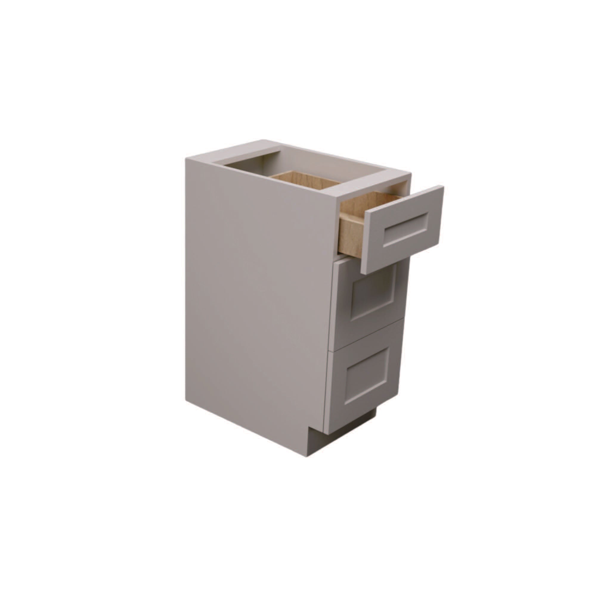 Lavender Single Shaker Vanity Three Drawers Base